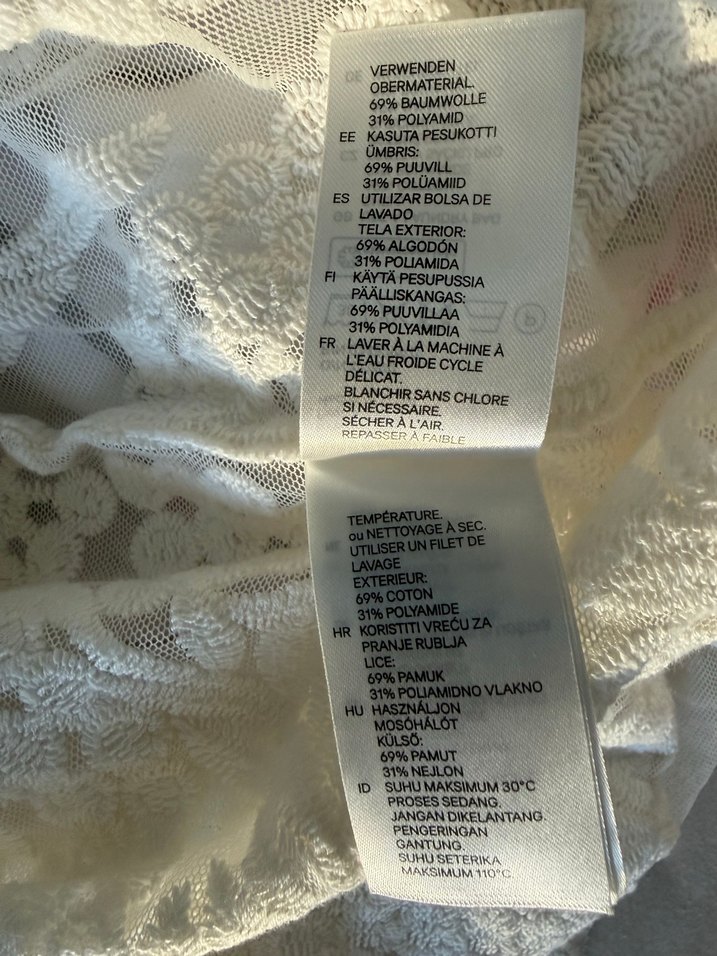 H&M Nakışlı Dantel Bluz - Görsel 3