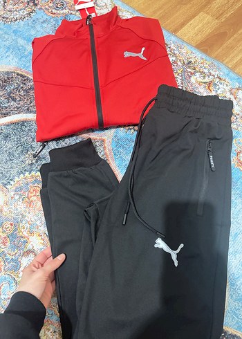 Kırmızı Puma Fermuarlı Erkek - Görsel 2