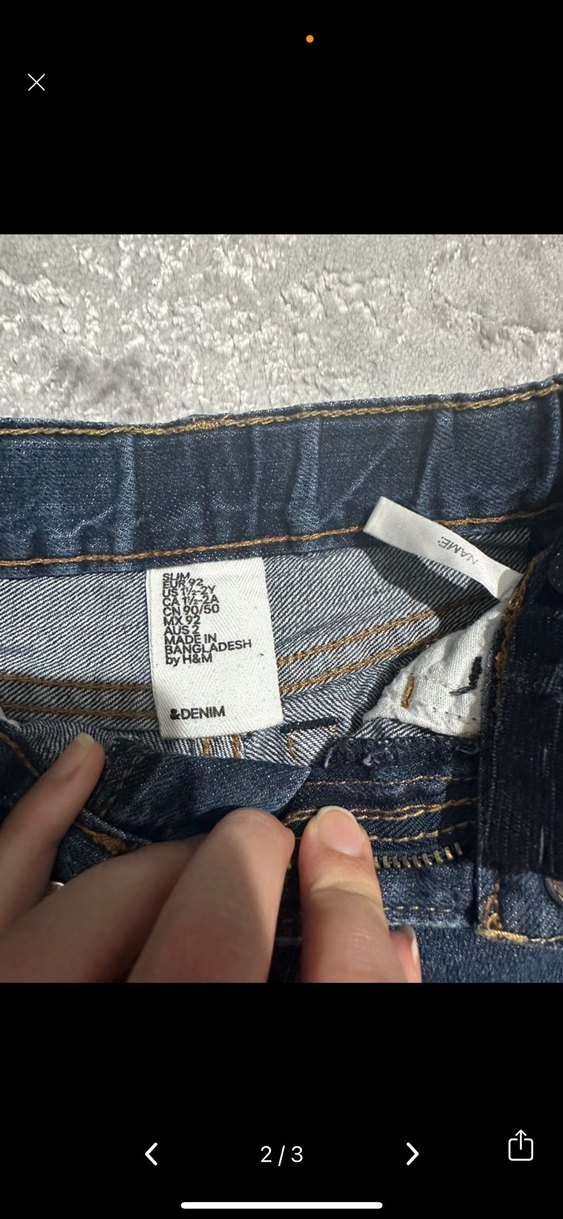 Erkek Çocuk Mavi Denim Pantolon - Görsel 2