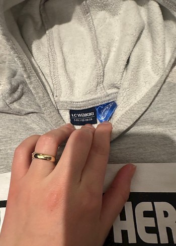 Kapüşonlu Erkek Çocuk Gri Sweatshirt - Görsel 3