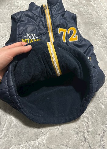 Erkek Çocuk Fermuarlı Yelek, Yüksek Yaka, Baskılı - Görsel 4