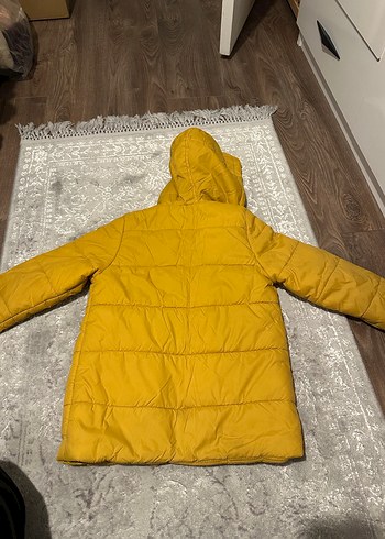 Sarı Fermuarlı Erkek Çocuk Mont - Görsel 3