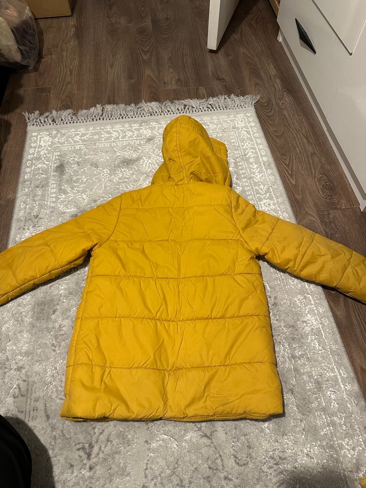 Sarı Fermuarlı Erkek Çocuk Mont - Görsel 3