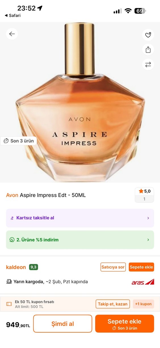 Avon Aspire Impress Kadın Parfümü - Görsel 2