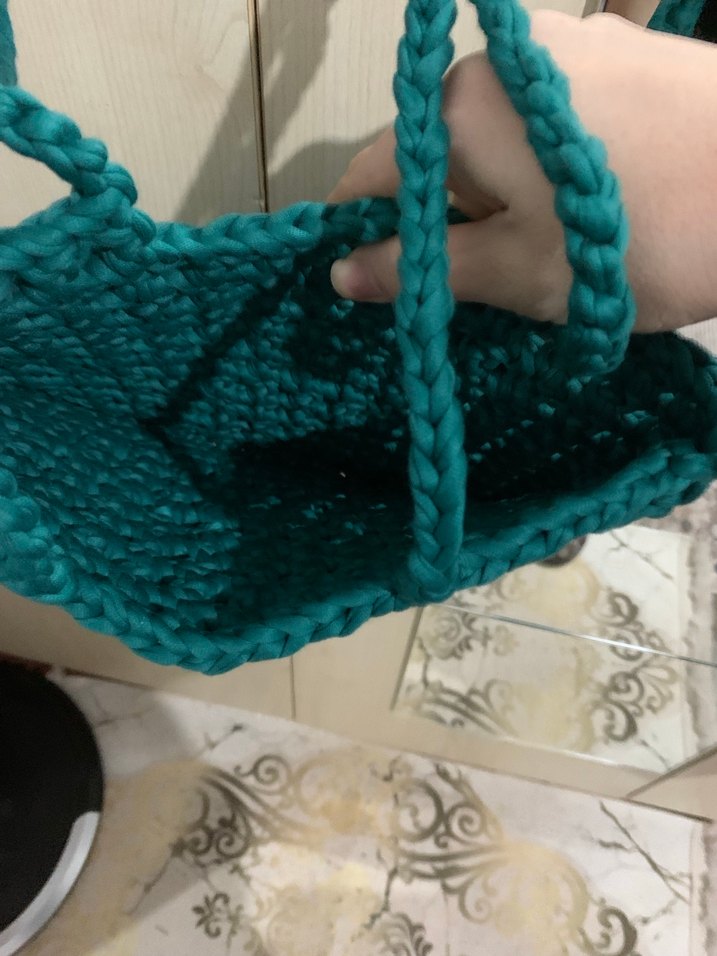 Örgü Kadın Yeşil Bohem Çanta - Görsel 3