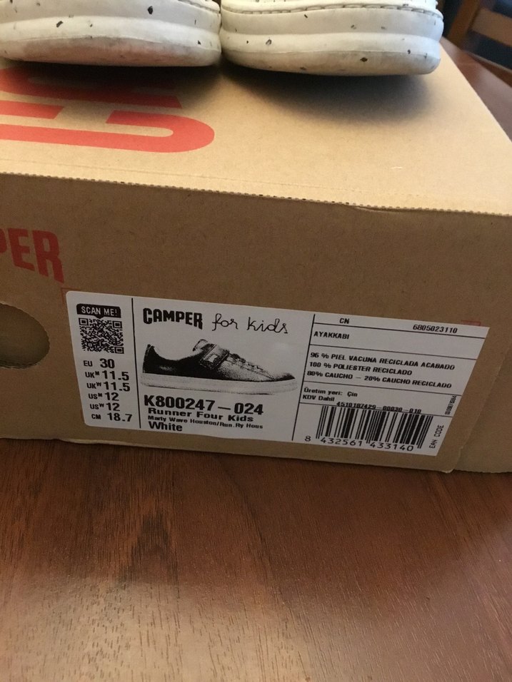 Camper kız Çocuk Spor Ayakkabı - Görsel 4