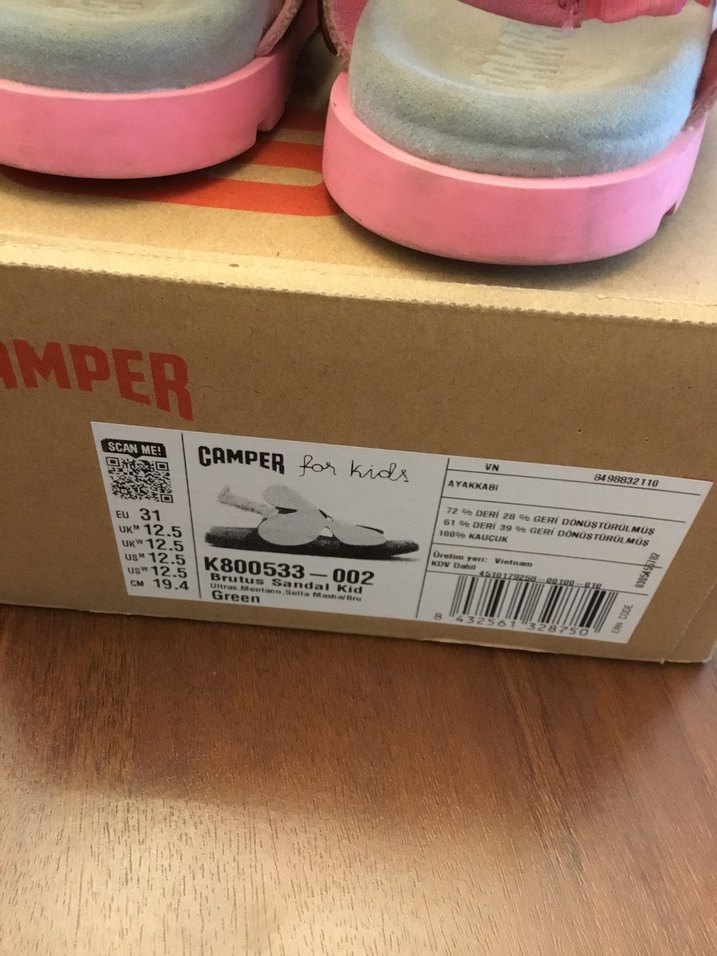 Camper Kız Çocuk sandalet - Görsel 4