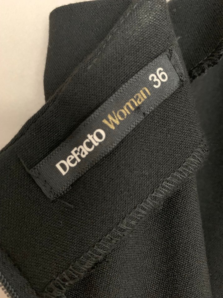 Siyah Uzun Askılı Elbise - Görsel 5