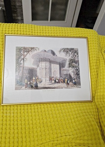 Diğer istanbul galata çeşmesi tablo en 40cm boy 31cm
