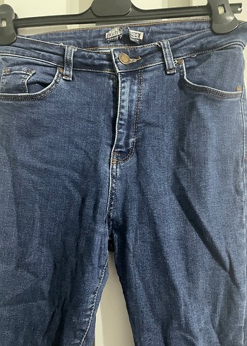 36 Beden lacivert Renk Lacivert Dar Kesim Kadın Midi Boy Jean