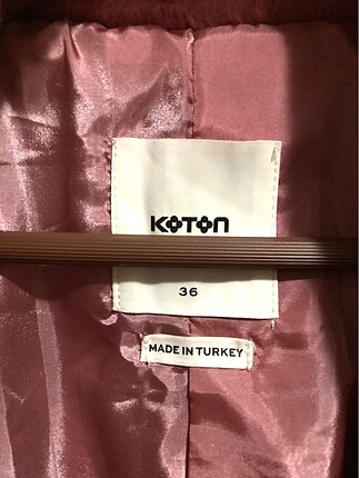 m Beden pembe Renk Peluş ceket