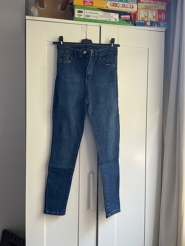 Yüksek bel jean