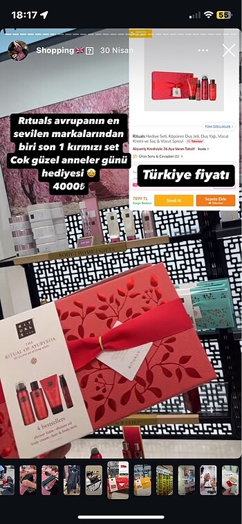 Rituals set