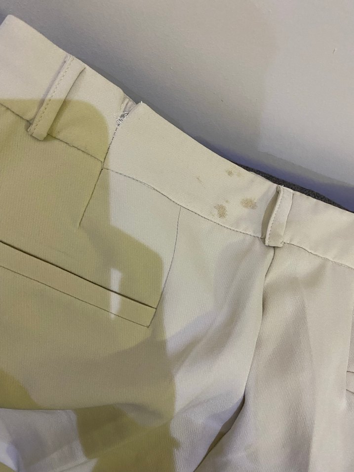 Beyaz Midi Kumaş Pantolon - Görsel 5