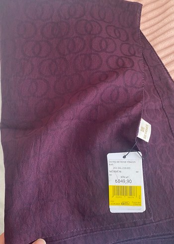 Mürdüm şal - Görsel 2