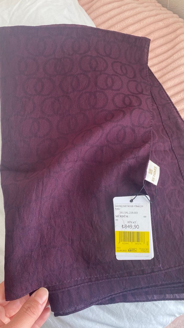 Mürdüm şal - Görsel 2