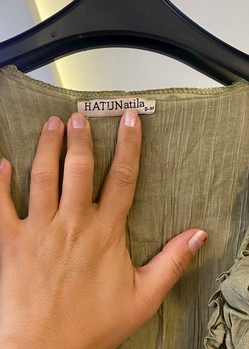 Kadın Haki Uzun Elbise - Görsel 5