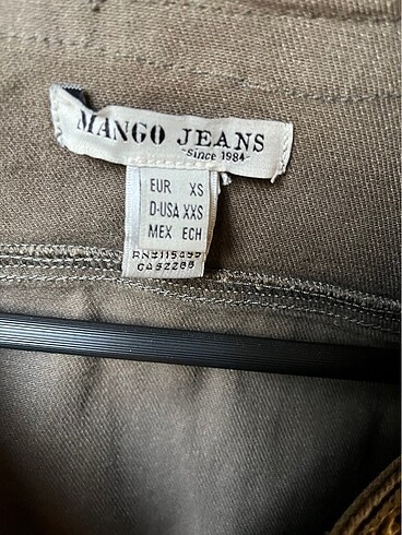 xs Beden Mango denim ceket