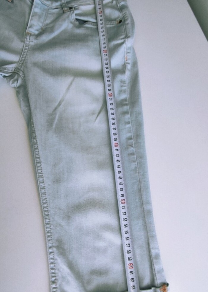 XİDE KISA JEANS PANTOLON - Görsel 5