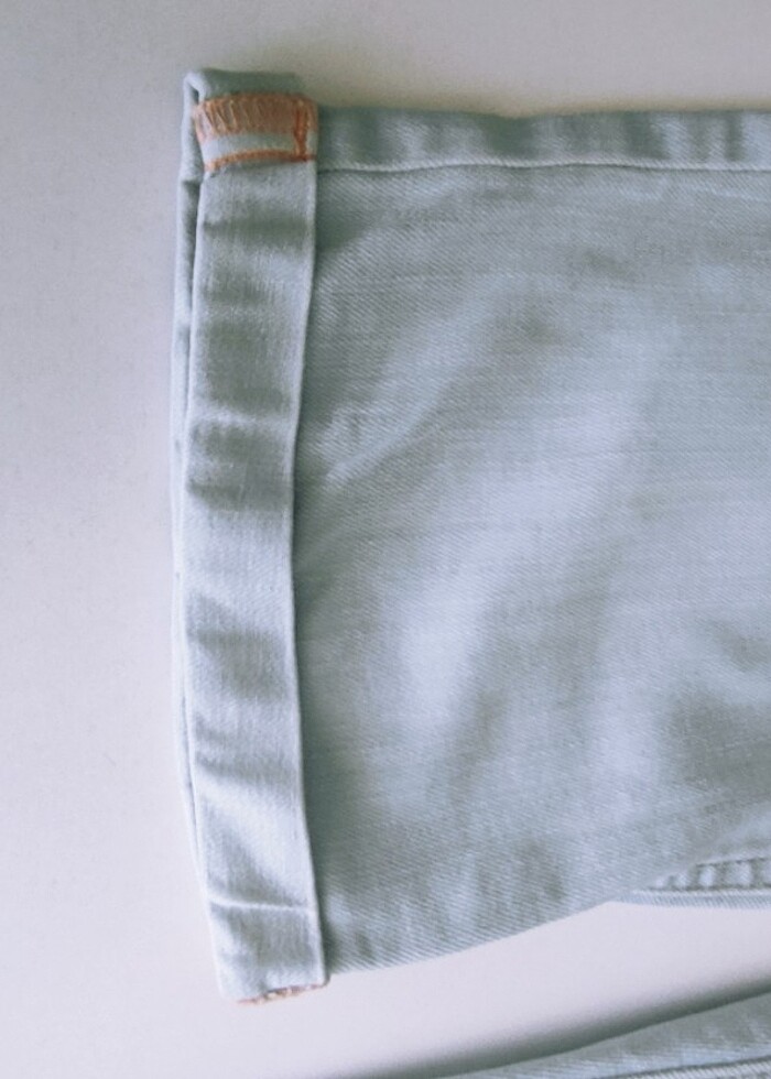 XİDE KISA JEANS PANTOLON - Görsel 3