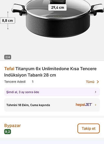 TEFAL BUHARI AYARLANABİLİR TENCERE KAPAĞI - Görsel 4