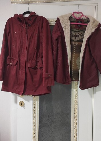 MAVİ JEANS TRENÇKOT PARKA - Görsel 2