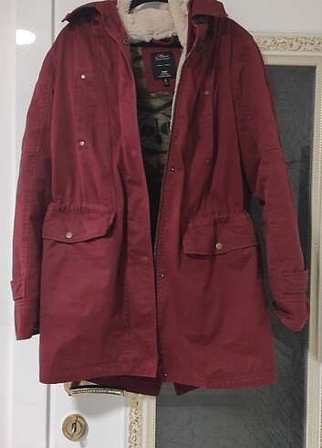 MAVİ JEANS TRENÇKOT PARKA - Görsel 5