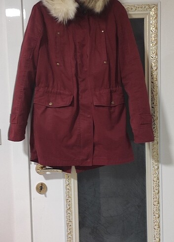 MAVİ JEANS TRENÇKOT PARKA - Görsel 6