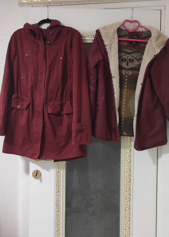 MAVİ JEANS TRENÇKOT PARKA - Görsel 2