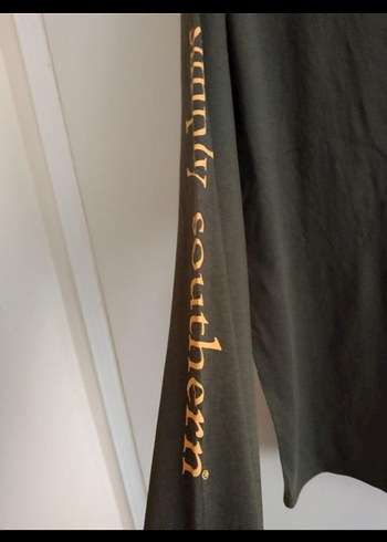 Erkek Haki Uzun Kollu Baskılı Sweatshirt - Görsel 6