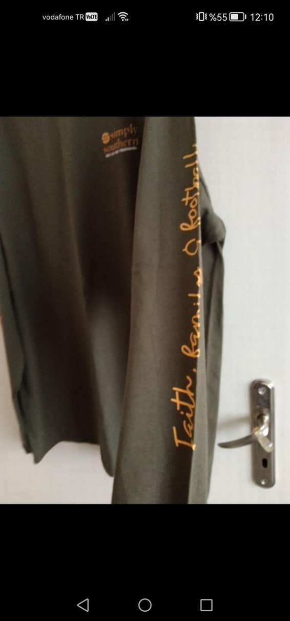 Erkek Haki Uzun Kollu Baskılı Sweatshirt - Görsel 5