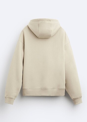 m Beden ten rengi Renk Zara kapüsonlu sweatshirt 