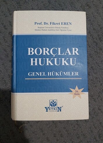 Borçlar Hukuku Genel - Fikret Eren