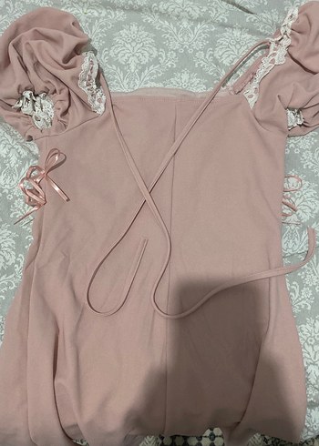 Pembe elbise shein