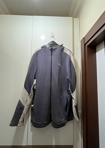 Fermuarlı Gri Erkek Streetwear Polar - Görsel 5