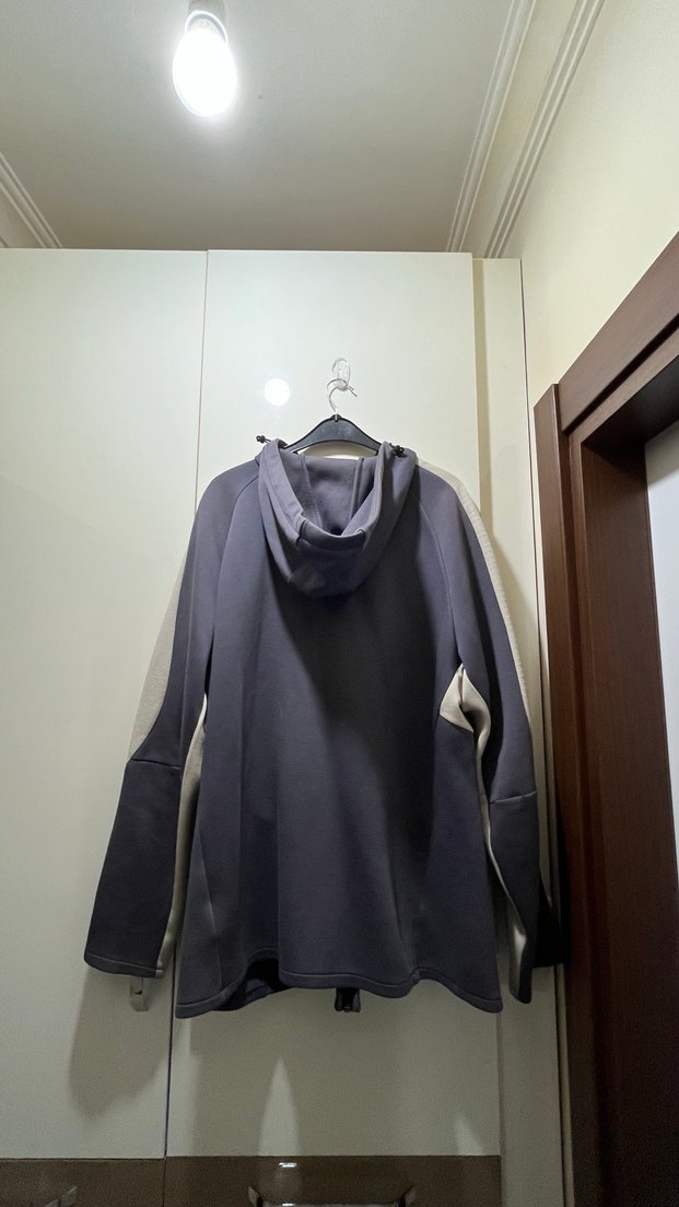 Fermuarlı Gri Erkek Streetwear Polar - Görsel 4