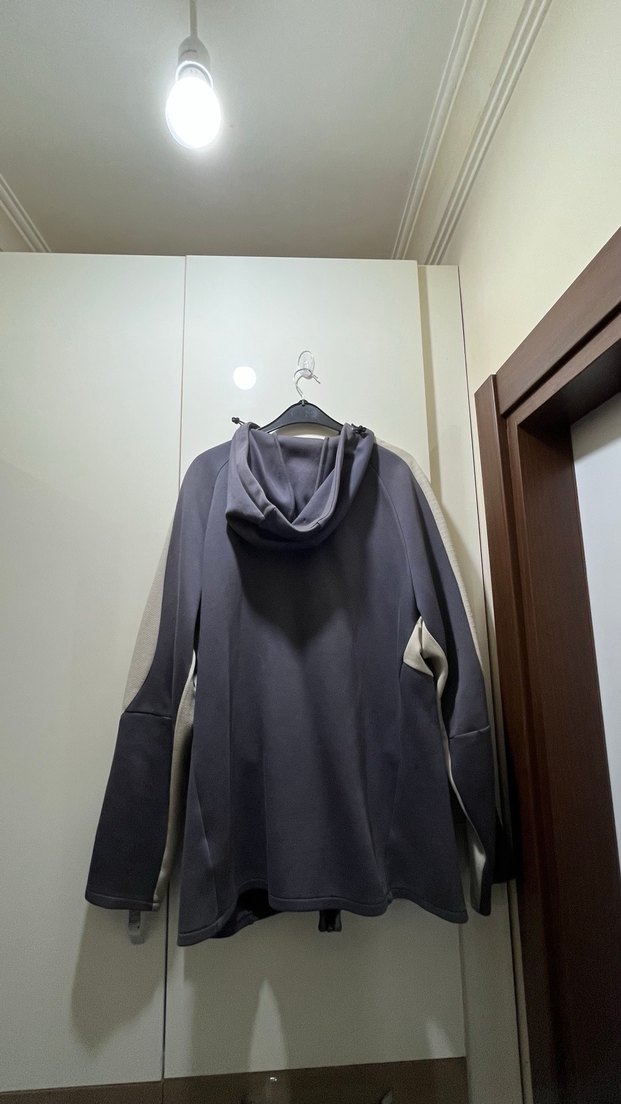 Fermuarlı Gri Erkek Streetwear Polar - Görsel 2