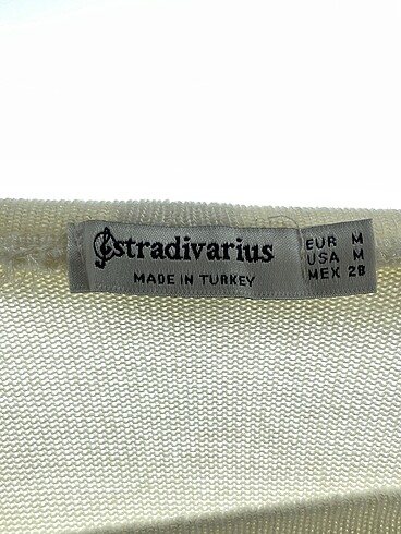 m Beden beyaz Renk Stradivarius Kazak / Triko %70 İndirimli.