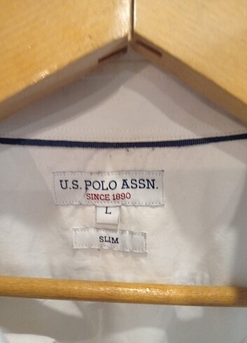 l Beden beyaz Renk US Polo beyaz gömlek