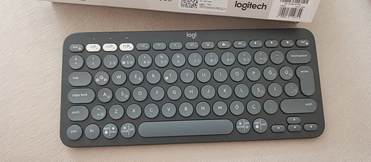 Logitech pebble keys 2 k380s klavye(2 yıl garanti'li) - Görsel 2