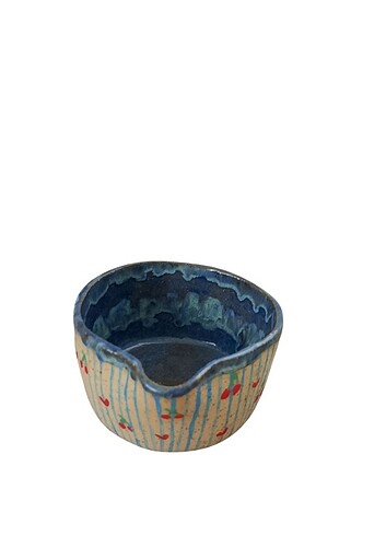 Kirazlı matcha kasesi