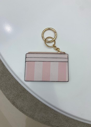 Diğer Pastel Pembe Deri Fermuarlı Kadın Cüzdanı
