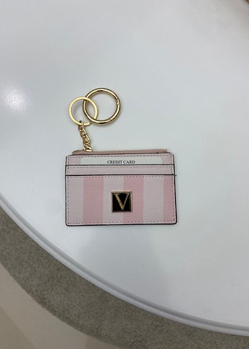 Pembe Deri Fermuarlı Kadın Cüzdanı