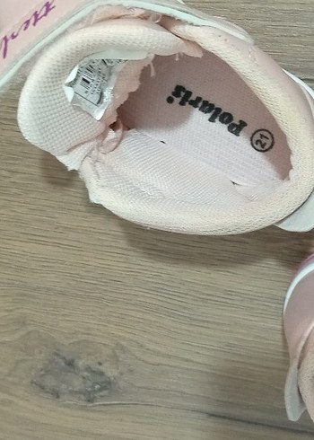 Kız Çocuk Pembe Cırt Cırtlı Spor Ayakkabı - Görsel 2