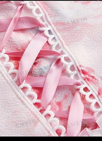 Sheinside Çiçekli korse 