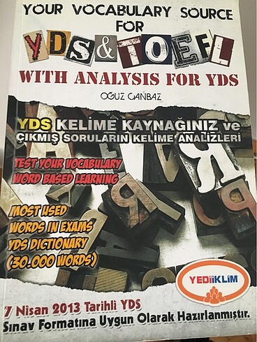 YDS kelime kitabı