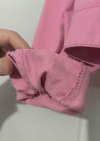 Pembe Düğmeli Kız Ceketi LCW - Görsel 5