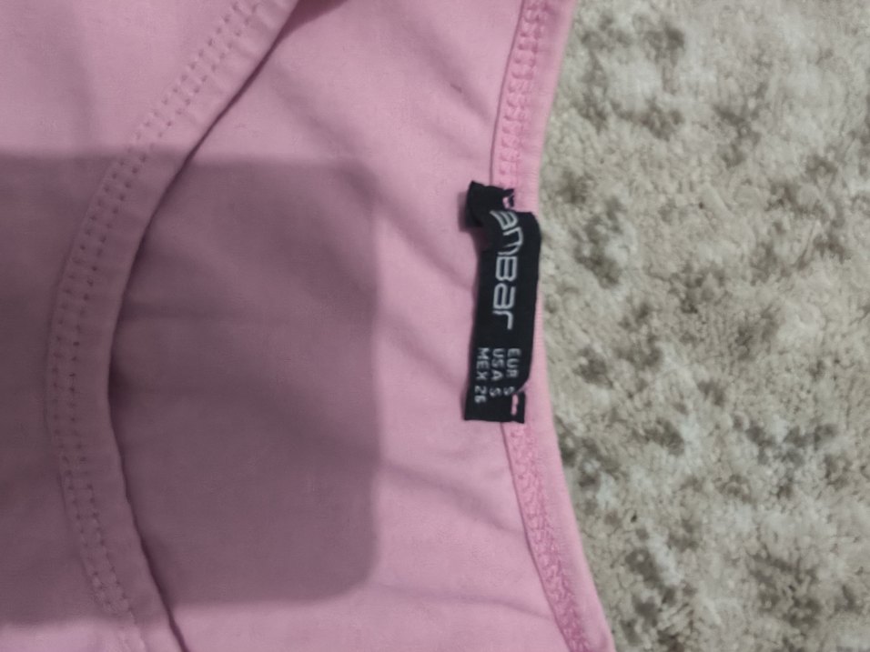 2 li Pembe lacivert Kısa Kollu Pamuklu Kadın Tişört - Görsel 2