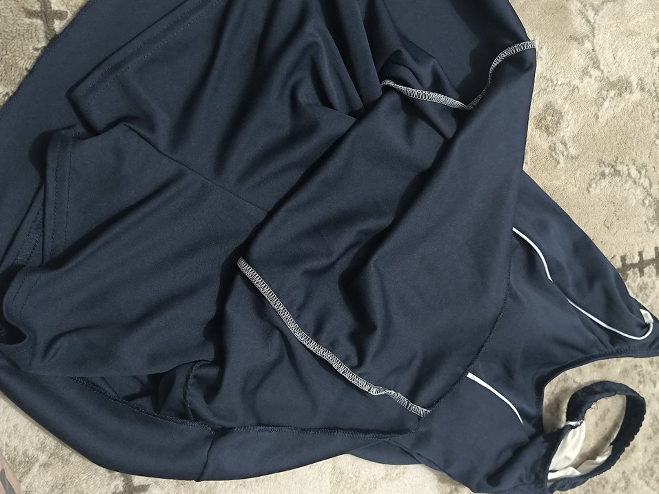 lacivert şort etekli mayo - Görsel 4