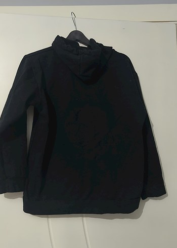 Siyah Baskılı Kadın Sweatshirt - Görsel 3